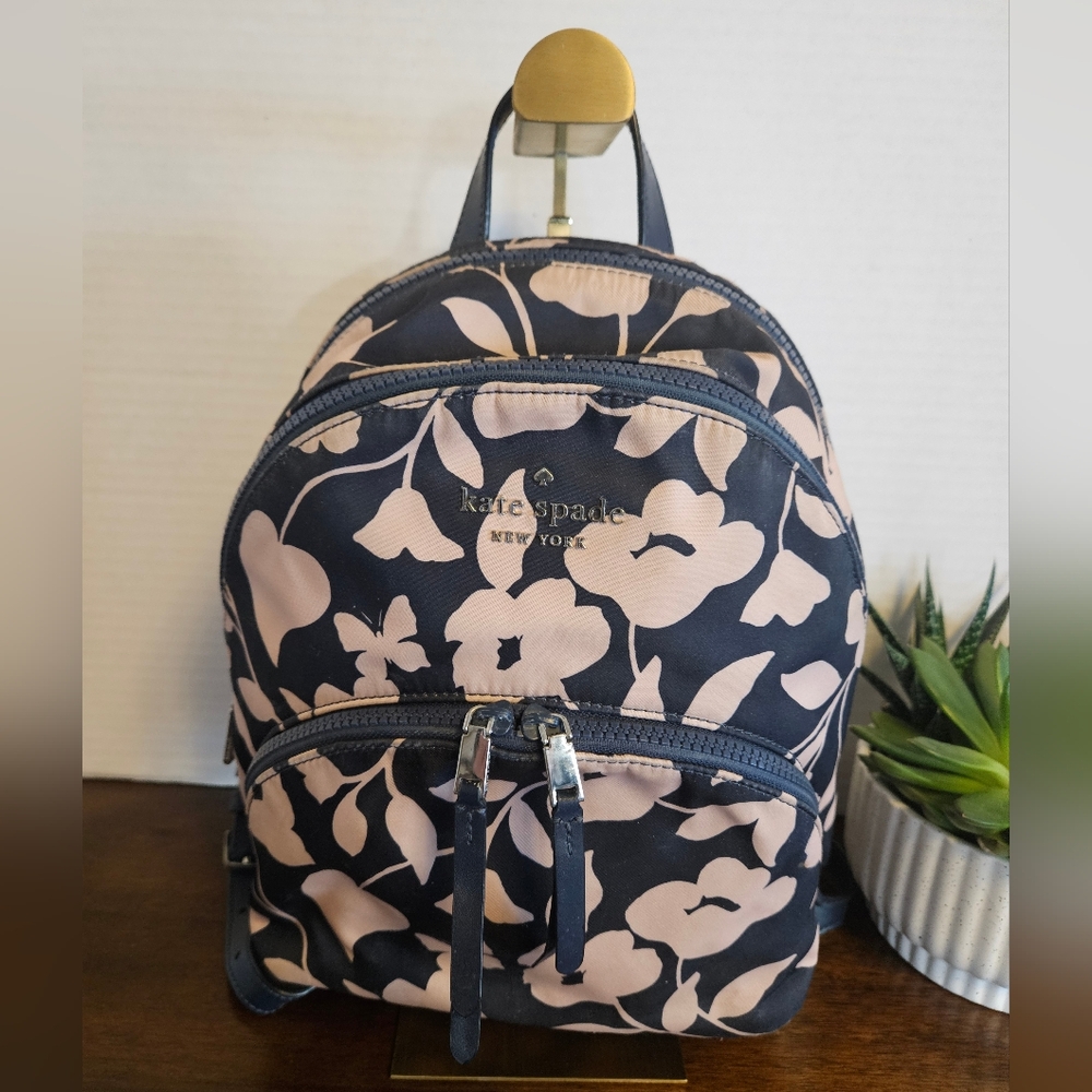 Kate Spade Karissa Garden Vine Nylon Medium Backpack